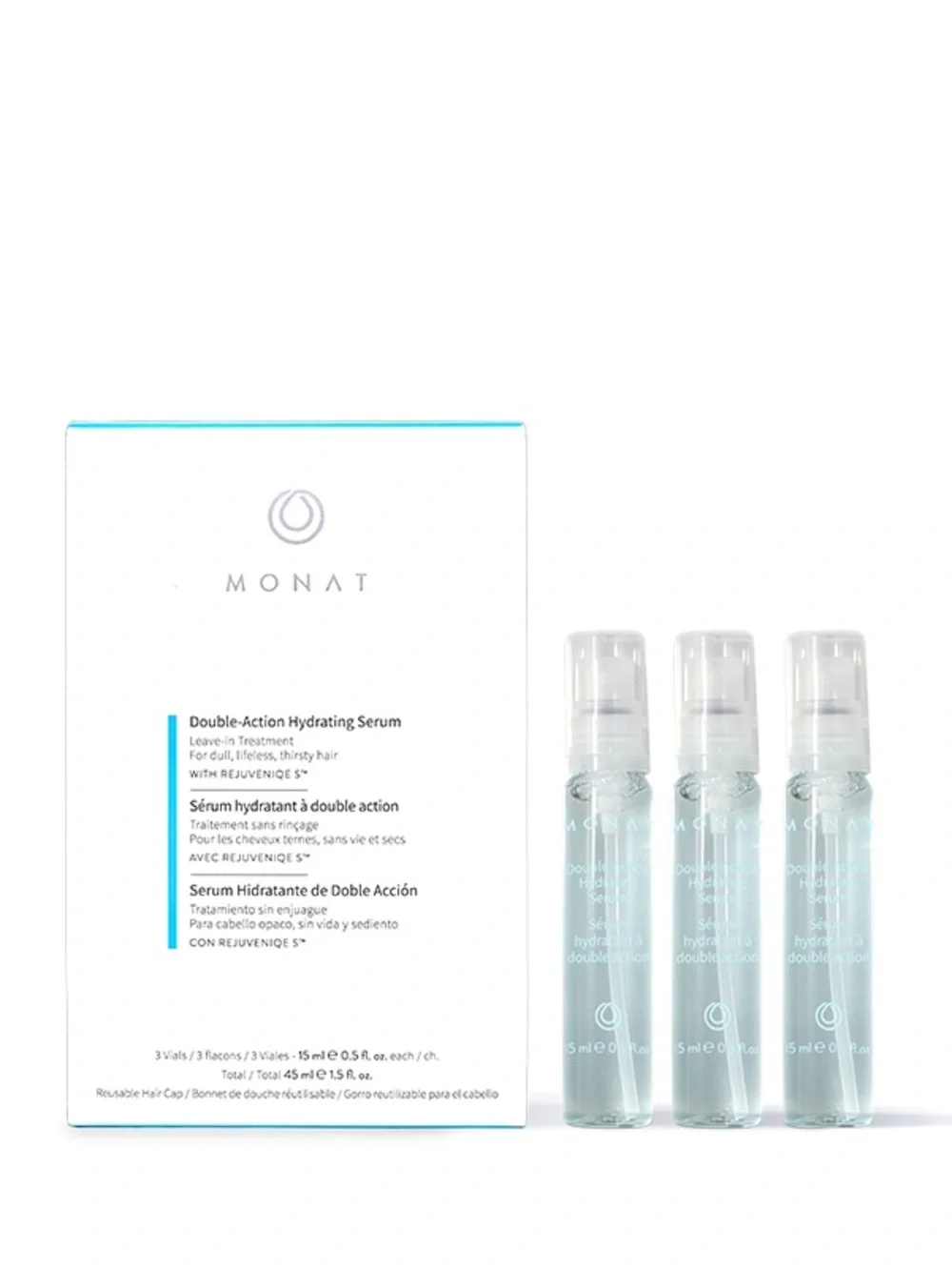 MONAT Double Action Hydrating Serum - White/Teal Packaging